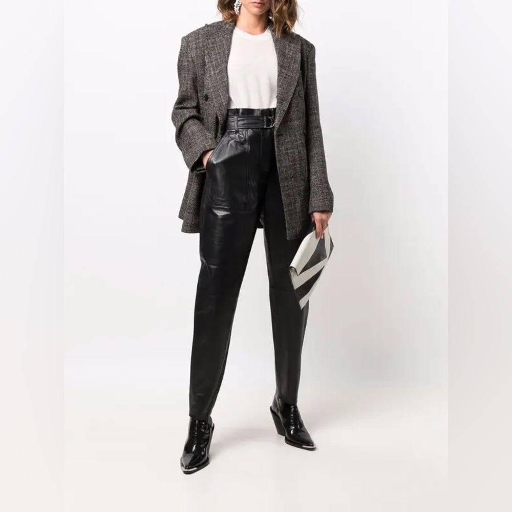 IRO Paris Double Breasted Tweed Blazer